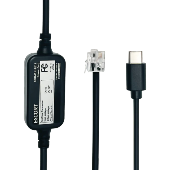Radar detector USB-C to RJ11 cable